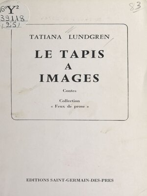 cover image of Le tapis à image